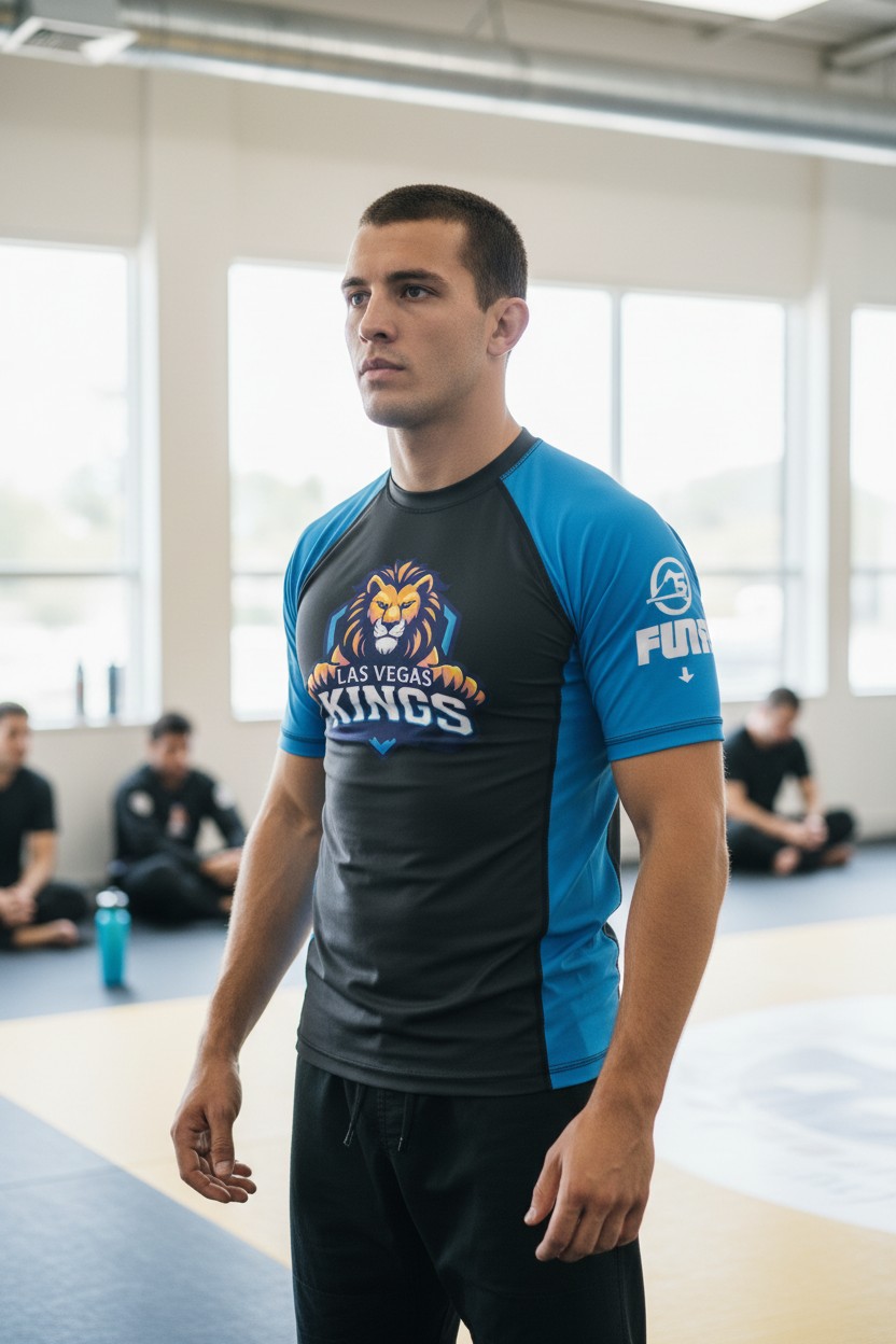 Kings Rash Guard - Teal - Image 4