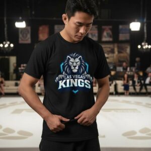 Short Sleeve T-Shirt with Grey Lion