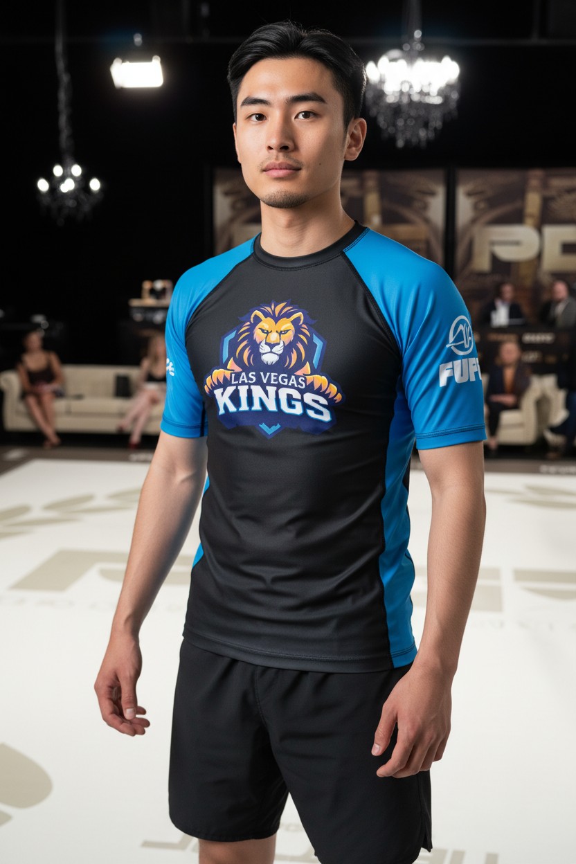 Kings Rash Guard - Teal - Image 3