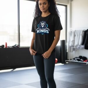 Women's Relaxed T-Shirt Grey Lion