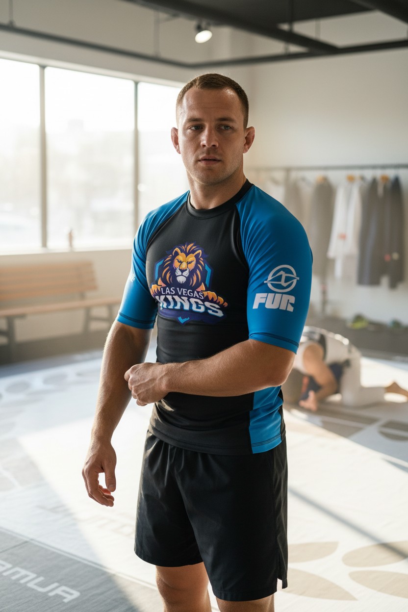 Kings Rash Guard - Teal - Image 6